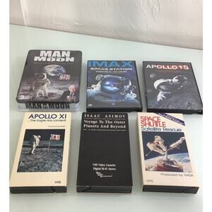 NASA DVD and VHS bundle Sealed and EUC
